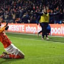 Sonny Carey scored his first Blackpool goal during yesterday's win against Peterborough