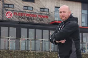 Stephen Crainey has been appointed Fleetwood Town head coach until the end of the season. Credit: FTFC.