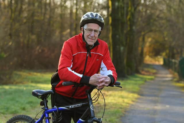 Ian,a keen and experienced cyclist came off his bicycle in an accident in Chorley