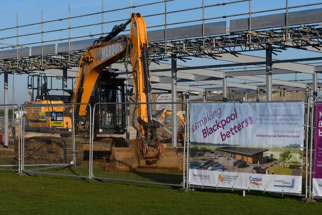 Conlon Construction has started work on the new sports facilities on the Blackpool Airport Enterprise Zone