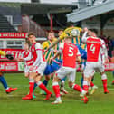 Tom Clarke and Conor McLaughlin had been solid at the back until Fleetwood conceded three in the second half against Shrewsbury