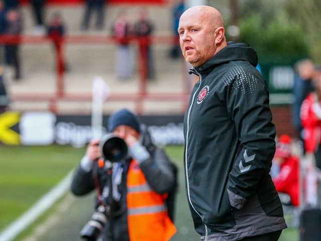 Stephen Crainey summed up Fleetwood's performance against Shrewsbury as a 'write-off'