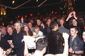 Millennium celebrations in Talbot Square, 1999