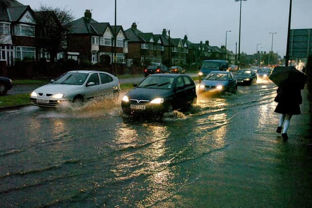Heavy rainfall caused flooding misery for many across the Fylde Coast
