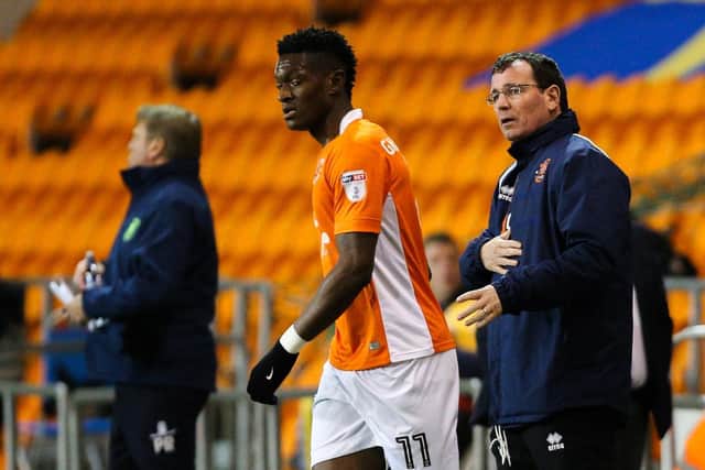 Gary Bowyer managed Gnanduillet during his time at Blackpool
