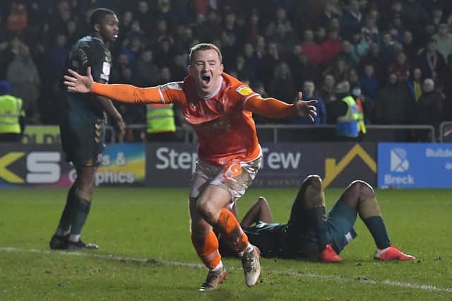 Shayne Lavery's 91st minute equaliser looked to have rescued Blackpool a point