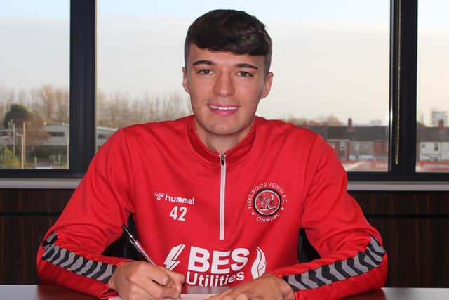 Fleetwood Town's Sam Bird Picture: Fleetwood Town