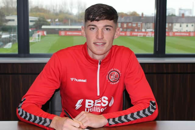 New Fleetwood Town signing Harvey Macadam