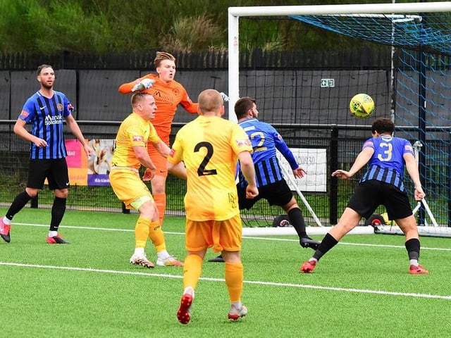 Action from Sevenoaks Town v Burgess Hill Town