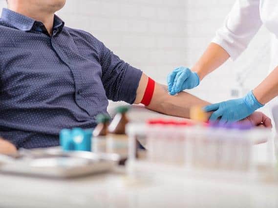 Giving blood and plasma