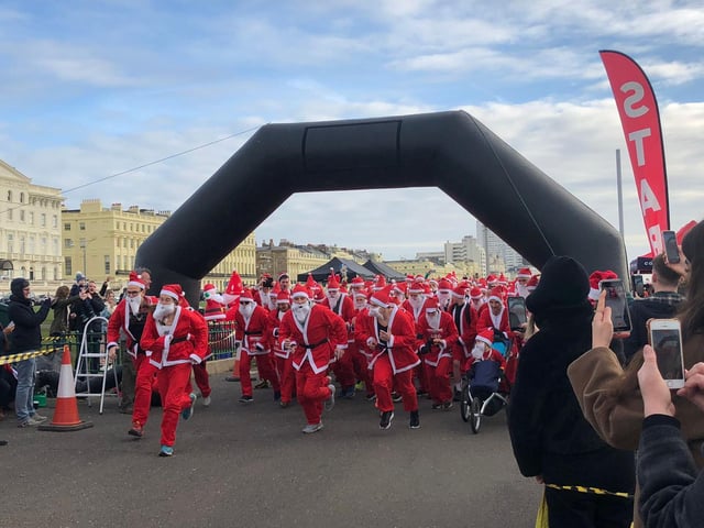 And they're off...