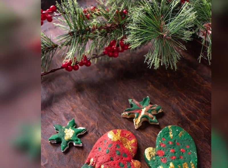 Embellishing the Christmas tree with personal touches is an easy way to make the festivities feel more personal. Homemade decorations can be made easily with salt dough.
The mixture of plain flour, table salt and water is easily mouldable and not too messy. Let little ones let loose before an adult bakes the creations and attaches a string to hang it off the tree with.