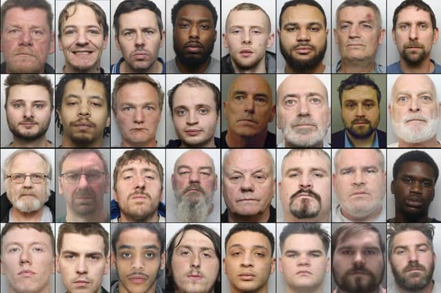 Faces of some of those jailed during 2021