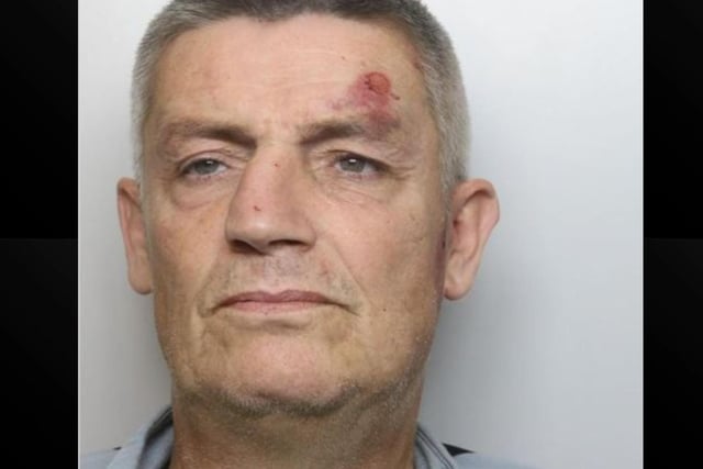 Masked raiders CARL CINA (pictured) and Paul Northall smashed their way into a family’s South Northamptonshire home carrying a knife and an axe .They demanded car keys and made threats to stab the home owner if he didn’t hand them over — before fleeing when they realised the family did not own a vehicle. Cina, 54, and 45-year-old Northall were found guilty after a six-day trial in February and jailed for a total of 25 years.