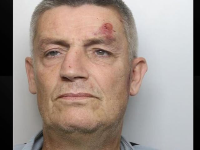 Masked raiders CARL CINA (pictured) and Paul Northall smashed their way into a family’s South Northamptonshire home carrying a knife and an axe .They demanded car keys and made threats to stab the home owner if he didn’t hand them over — before fleeing when they realised the family did not own a vehicle. Cina, 54, and 45-year-old Northall were found guilty after a six-day trial in February and jailed for a total of 25 years.