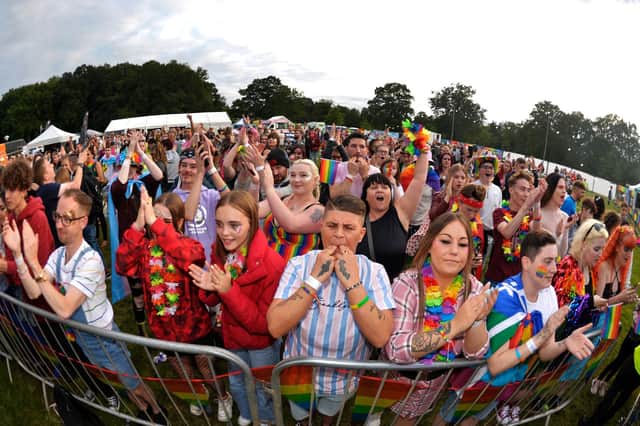 The first ever Crawley Pride was a great event in 2021. Picture by Jon Rigby