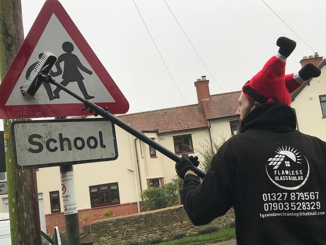 Cleaning signs could help save lives.