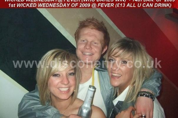 An 'all you can drink' Wednesday night out at Fever back in January 2009. Photo: Disco Henry