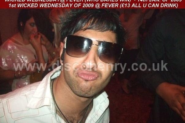 An 'all you can drink' Wednesday night out at Fever back in January 2009. Photo: Disco Henry