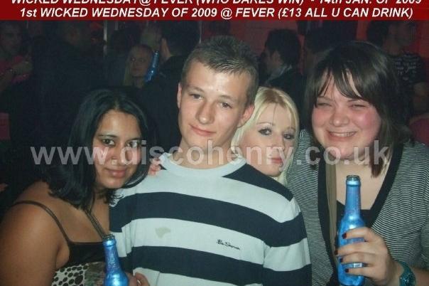 An 'all you can drink' Wednesday night out at Fever back in January 2009. Photo: Disco Henry