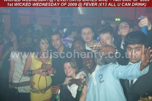 An 'all you can drink' Wednesday night out at Fever back in January 2009. Photo: Disco Henry