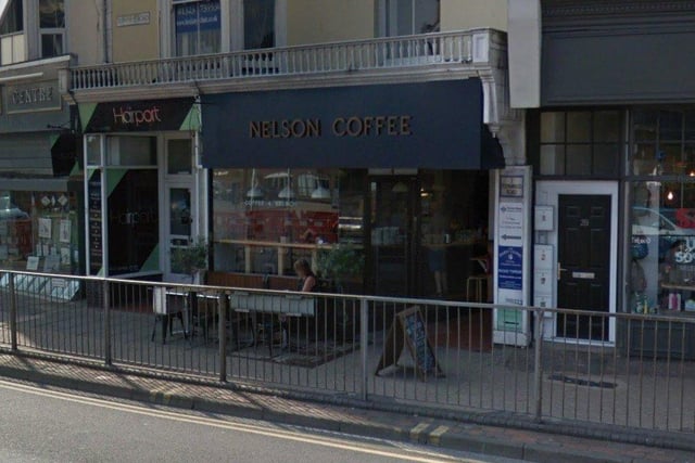 Nelson Coffee in Terminus Road is rated the best place for tea and coffee in Eastbourne. Picture from Google Street Maps SUS-220215-162950001