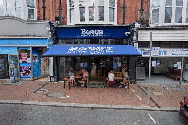 Beanzz Coffee and Kitchen in Grove Road is ranked fifth. Picture from Google Street Maps SUS-220215-164528001