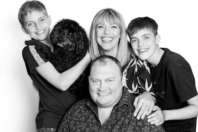 Katie, Nigel and sons Ben and Finn.