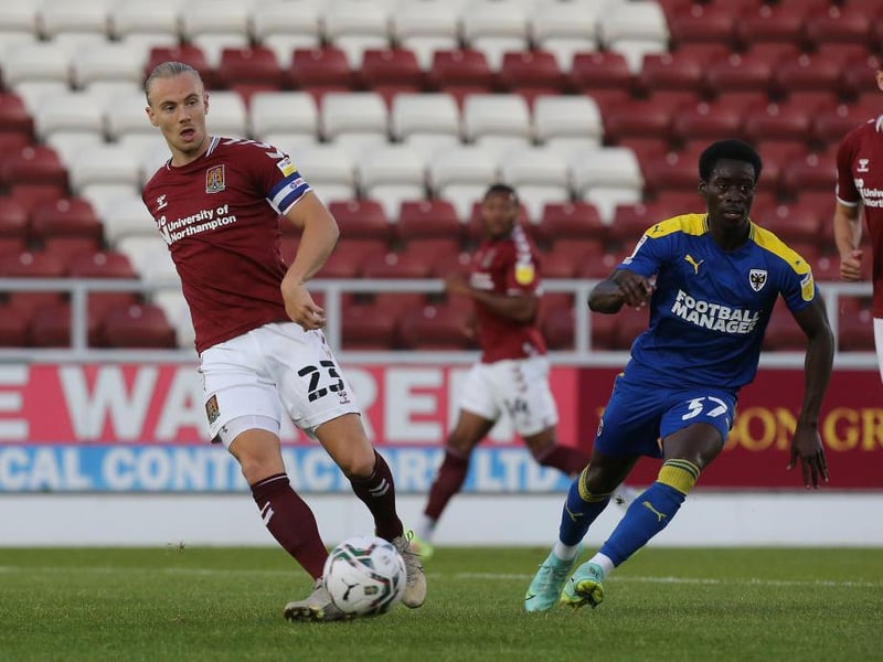 Read the danger smartly in one first-half incident as Dons threatened to counter, and came into the contest as an attacking force after the break. One low cross was put into a good area but no forward player gambled on it... 7