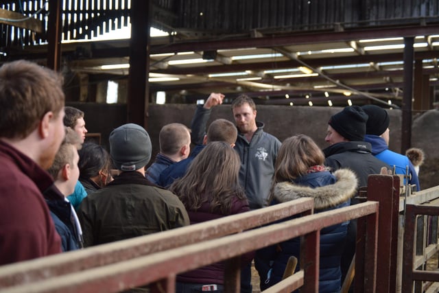 David Chestnutt presenting his family run a 300 cow autumn block calving dairy herd