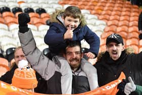 These fans were delighted to see Blackpool get back to winning ways