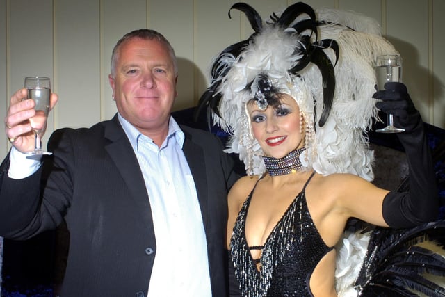Mick Sugden and Sarah-Kate Gillette, preparing for the opening of Ma Kelly's Cabaret Bar