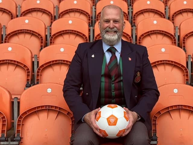 Blackpool FC Community Trust has announced Ian McCleary as the organisation's armed forces engagement officer Picture: Blackpool FC Community Trust