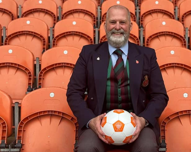Blackpool FC Community Trust has announced Ian McCleary as the organisation's armed forces engagement officer Picture: Blackpool FC Community Trust