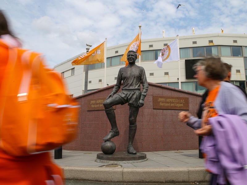 Fans will often take the time to walk past the Jimmy Armfield statue outside Bloomfield Road.