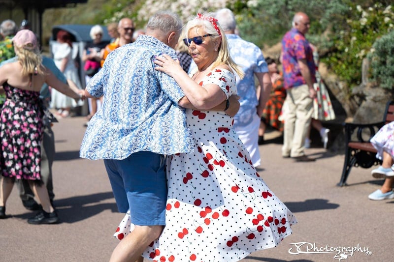 Hi jive - dancers had fun on St Annes seafront