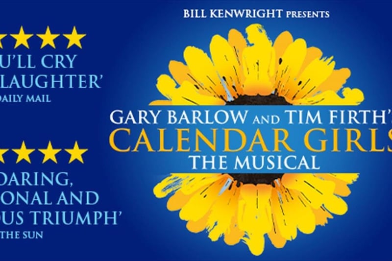 January 23 - 27. Winter Gardens, Blackpool. Tickets from £23.50.

THE GIRLS ARE BACK. Following the death of a much-loved husband, a group of ordinary women in a small Yorkshire Women's Institute are prompted to do an extraordinary thing and set about creating a nude calendar to raise money for charity.

The story of the Calendar Girls launched a global phenomenon: a million copycat calendars, a record-breaking movie, stage play and now a musical written by Gary Barlow and Tim Firth.