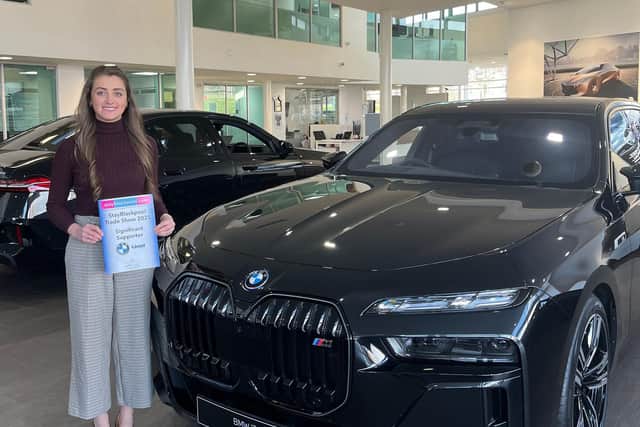 Lloyd BMW local Business development manager Lauren Mason