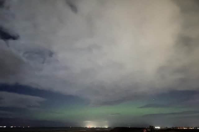 Northern Lights taken from Rossall by Stephen Skelly at Bootleg Social