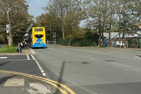 A cyclist in his 60s was taken to hospital after a collision with a car in Park View Road, Lytham at around 1pm on Sunday (October 8)