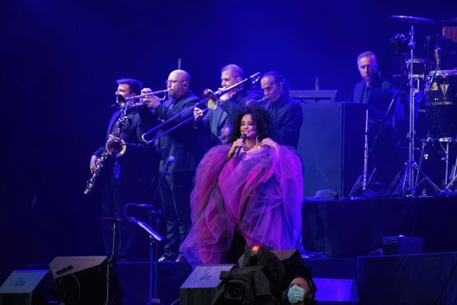 Diana Ross performs at Lytham Festival