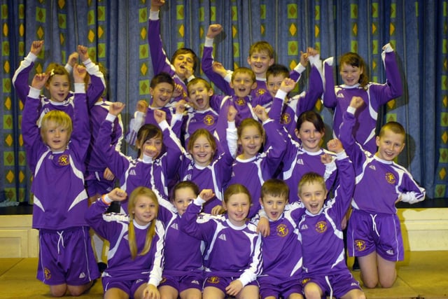 St Wulstan's Catholic School, Poulton Road, Fleetwood - Years 5 & 6 athletics team in 2011