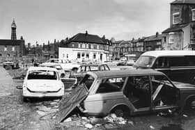 Derelict cars and vans attracted vandals in Erdington Road and Bethesda Square in 1982