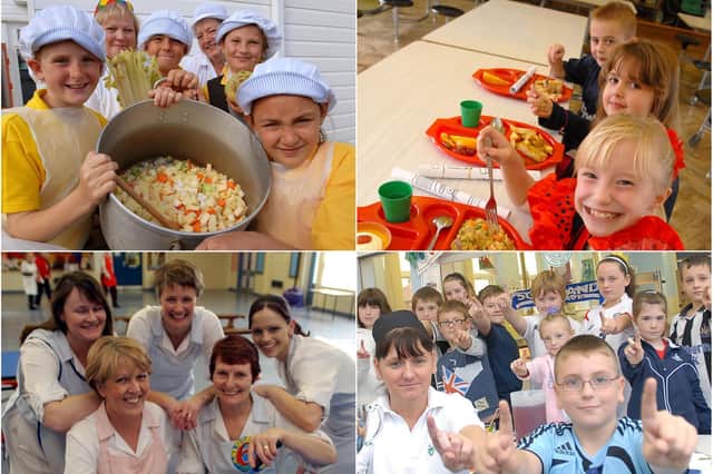 Reminders of school dinners across South Tyneside in years gone by.