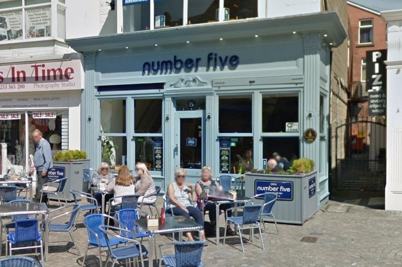 Cafe Number Five on Cedar Square is a great little cafe in a great location of town wether you just want a coffee and sit in Cedar Square.