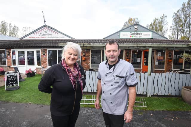 Pictured are events organiser Victoria Roberts and owner Shaun Pickup.