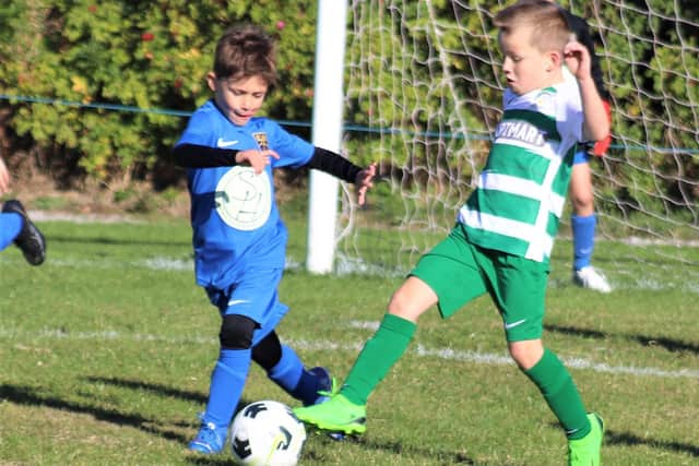 The Under-7s started their season with a football festival