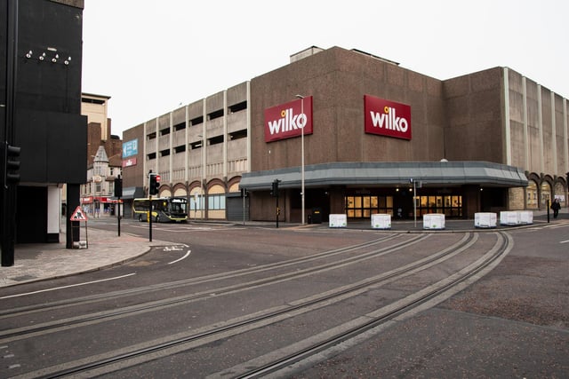 The old Wilko building was pulled down as part of the tramway extension scheme
