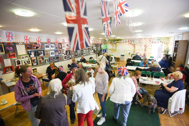 Members of the Stanley Park dog club get set for their Jubilee party