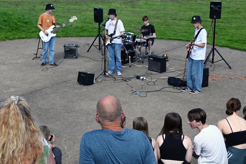 Music was a key feature of the RalphFest event held at Park View 4U playing fields, Lytham,  in memory of Lytham skater Ralph Roberts.